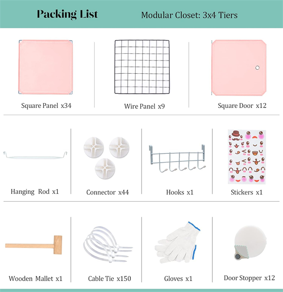 plastic wardrobe
